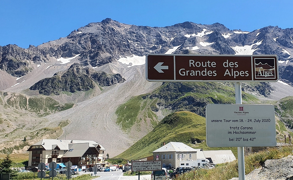 Route des Grandes
                  Alpes 19.-24. Juli 2020
